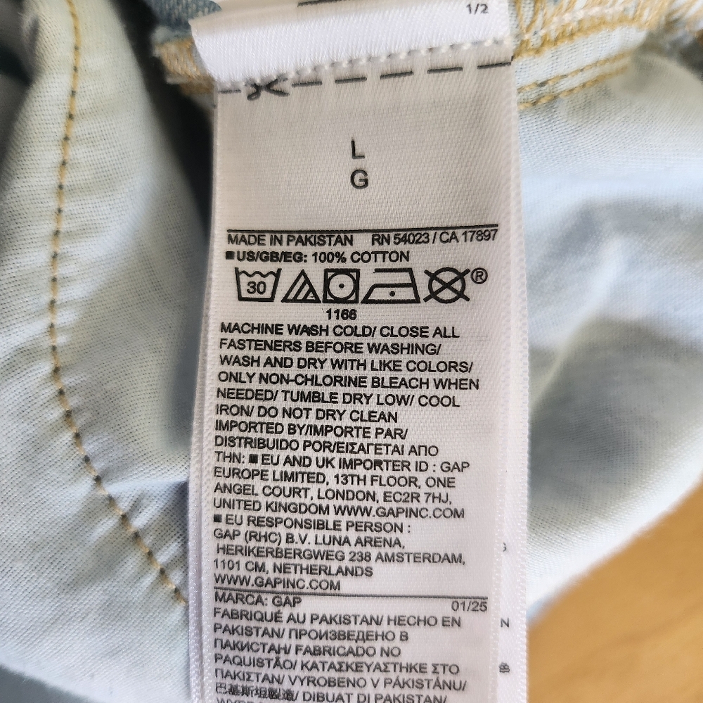 Gap High Rise Wide-Leg Pull-On Jeans - Picture 4 of 6